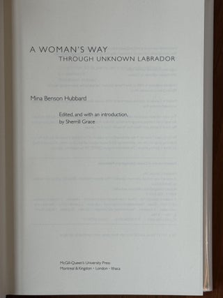 A Woman's Way Through Unknown Labrador